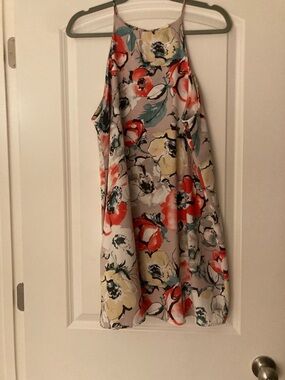Floral Print A-Line Women's Dress